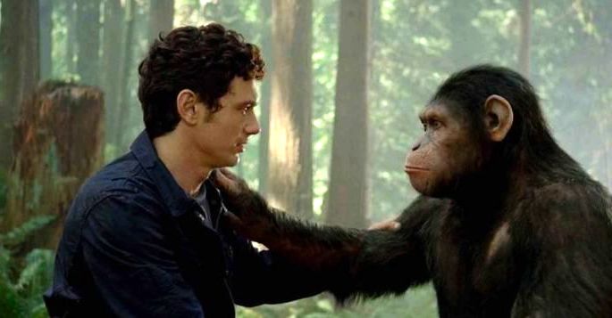 Frame do filme Planeta dos Macacos: a origem (2011).