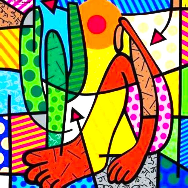 Releitura de Abaporu feita por Romero Brito.