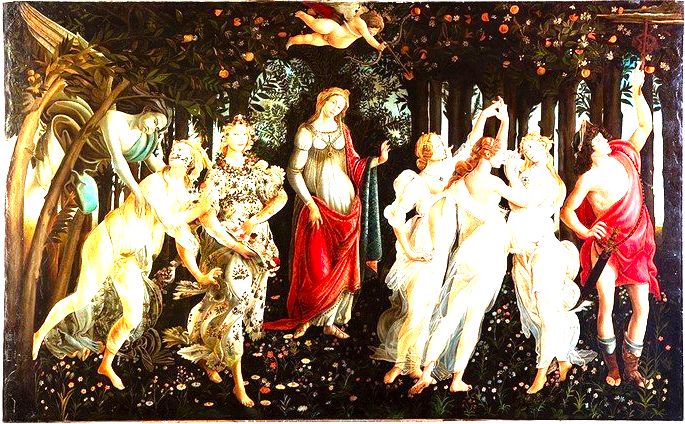 Primavera, de Botticelli, retrata um quadro renascentista