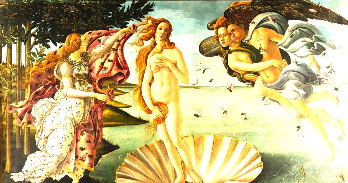 Análise e Características do Quadro O Nascimento de Vênus de Sandro Botticelli