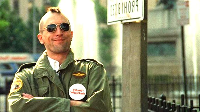 Robert de Niro em Taxi Driver