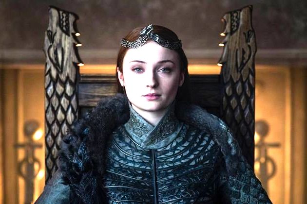 Sansa coroada rainha do Norte.