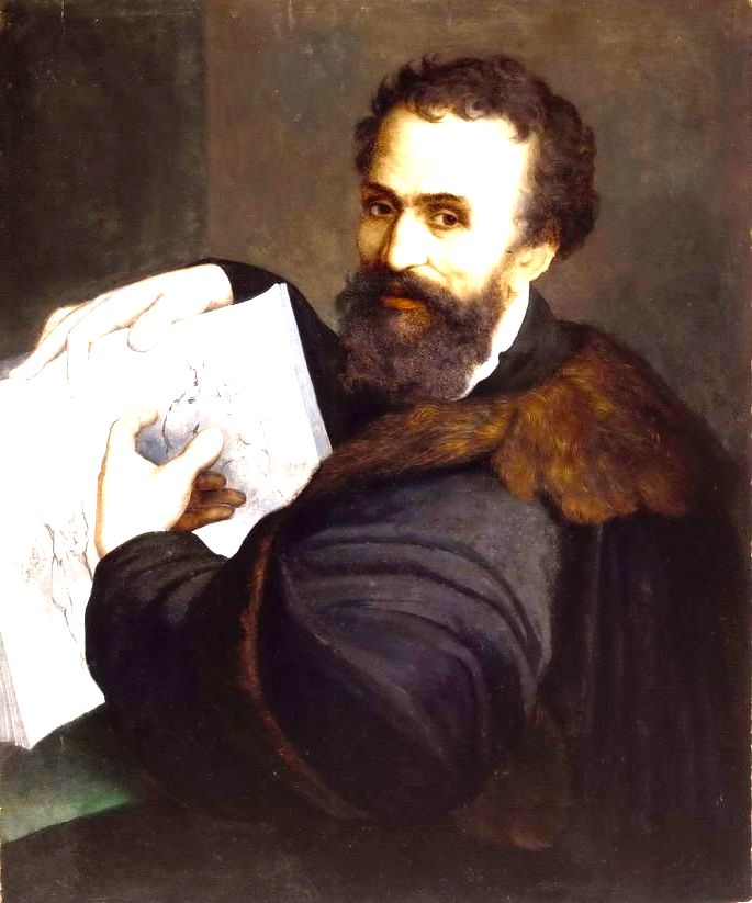 Sebastiano del Piombo: Retrato de Michelangelo, c. 1520–1525