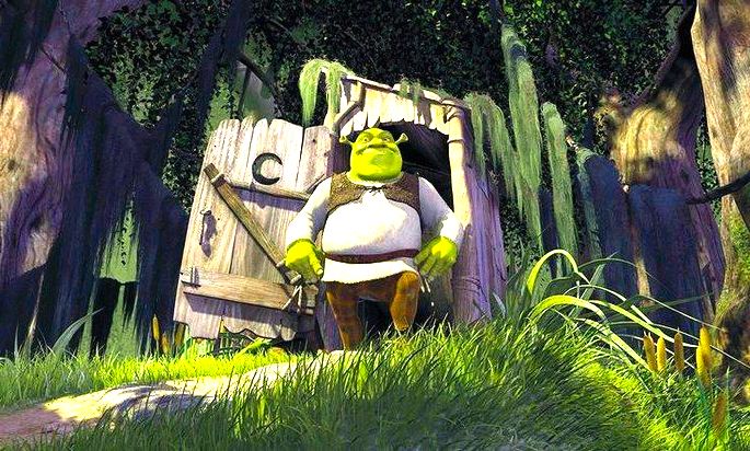 cena da animação Shrek