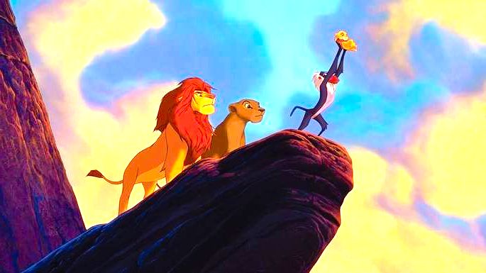 Simba é apresentado ao seu povo.