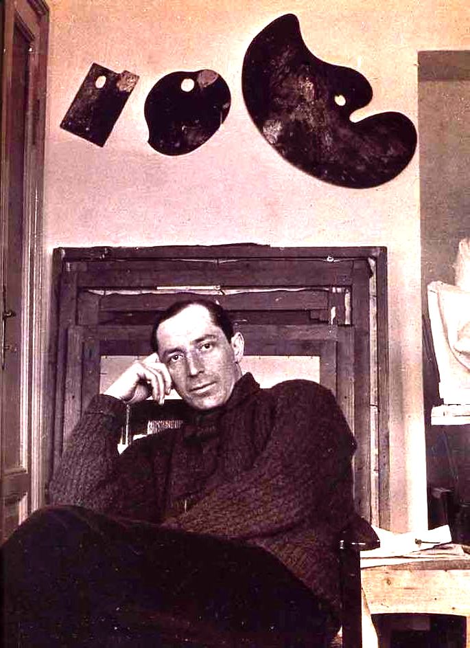 Retrato de Umberto Boccioni em 1914.
