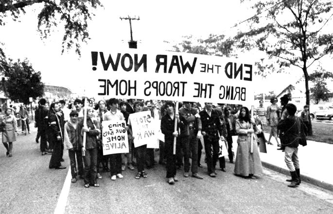 Protesto contra a Guerra de Vietna